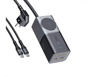 VOLTME VITO Go EzTravel Tischladegerät 75W schwarz / 2x USB-A / 3x USB-C