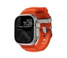 Nomad Rocky Point Bandarmband für Apple Watch 49/45/44/42 mm Natur/Magma