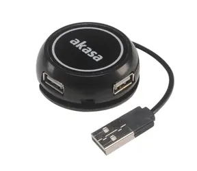 Akasa USB-Hub 2.0 Connect4C 4-IN-1 / 4X USB-A 2.0