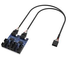 Akasa USB 2.0 interner HUB 1-4 / HUB für USB 