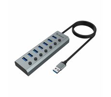 Akasa USB-Hub / 7x USB-A 3.0 / 5 Gbit/s