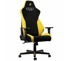 Nitro Concepts S300 Astral Yellow gelb / Gaming-Stuhl / Stoff / verstellbar / Rollen / Belastbarkeit 135 kg 