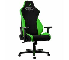 Nitro Concepts S300 Atomic Green grün / Gaming-Stuhl / Stoff / verstellbar / Rollen / Belastbarkeit 135 kg 
