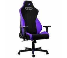 Nitro Concepts S300 Nebula Purple lila / Gaming-Stuhl / Stoff / verstellbar / Rollen / Belastbarkeit 135 kg 