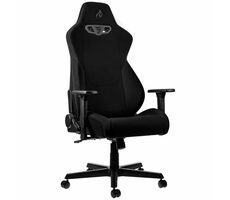 Nitro Concepts S300 Stealth Black schwarz / Gaming-Stuhl / Stoff / verstellbar / Rollen / Belastbarkeit 135 kg 