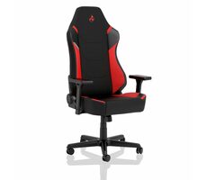 Nitro Concepts X1000 Inferno Red rot / Gaming-Stuhl / Stoff / verstellbar / Rollen / Belastbarkeit 135 kg 