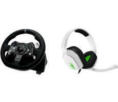 Logitech G 920 + Astro A10 / Gaming-Lenkrad + Pedale / für Xbox One & PC / USB