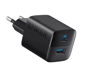 Anker 323 schwarz / Universal-Ladegerät / 1x USB-C / 1x USB-A / 20W