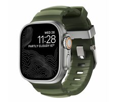 Nomad Rocky Point Bandarmband für Apple Watch 49/46/45/44/42 mm Natur/Wald