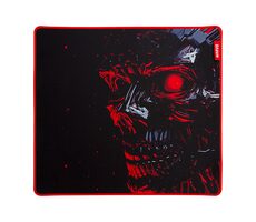 Marvo Noob L schwarz-rot / Gaming-Mauspad / 450 x 400 x 3 mm