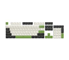 Marvo PBT-Tastenkappenset KP-02 (US) grün / Layout: (US) / 104 Tasten