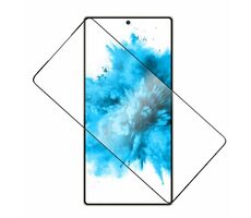 FIXED Schutzhülle aus gehärtetem Glas Full-Cover für Samsung Galaxy S25 Ultra schwarz