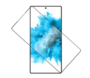 FIXED Schutzhülle aus gehärtetem Glas Full-Cover für Samsung Galaxy S25 Ultra schwarz