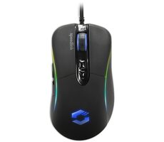 SICANOS RGB Gaming Mouse schwarz / kabelgebundene Gaming-Maus / optisch / 5000 DPI / 7 Tasten / USB-A / 1,8m