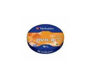 Verbatim DVD R 4,7 GB 16x 10-Spindel RETAIL / 120min 