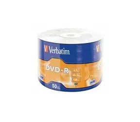 Verbatim DVD- R 4,7GB 16x 50.Spindl RETAIL / 120min