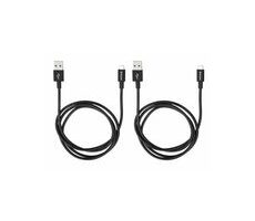 Verbatim Micro-USB-Kabel 100+100 cm Schwarz / SYNC+CHARGE
