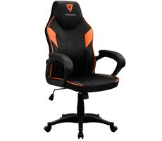 ThunderX3 EC1 schwarz-orange / Gamingstuhl / Kunstleder / Rollen / Tragkraft 150 kg