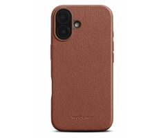 Woolnut Leather Case Schutzhülle für Apple iPhone 16 braun 