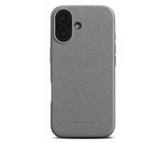 Woolnut Leather Case Schutzhülle für Apple iPhone 16 grau