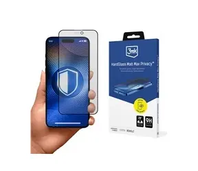 3mk Hardglass Matt Max Privacy Schutzglas für Apple iPhone 15 Pro Max