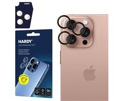 3mk Hardy Lens Protection Pro Kameraglas für Apple iPhone 16 Pro/16 Pro Max braun