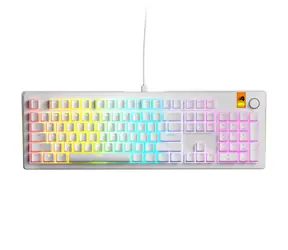 Glorious GMMK 3 HE 100% - Fox HE ANSI weiß / Gaming 100% / USB-C / ANSI (US)-Layout / Fox HE / RGB / 1,4 m