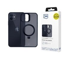 3mk Smoke Case Mag&Stand Backcover für Apple iPhone 12/12 Pro