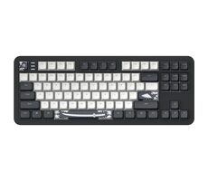 Dark Project ALU87B Bushido / Gaming-Tastatur / mechanisch / g3ms Moonstone-Schalter / RGB / USB / 1,8 m