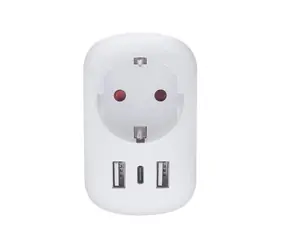 Solight PA03USA Reiseadapter USA USB A+C zur Nutzung in den USA / Typ B