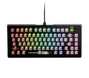 Glorious GMMK 3 Pro 75% Barebone ANSI schwarz / Gaming 75% TKL / USB-C / ohne Schalter / ANSI-Layout / RGB / 1,4 m