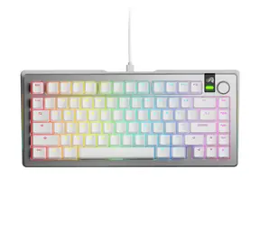 Glorious GMMK 3 Pro 75 % - Fox Linear ANSI Silber / Gaming 75 % TKL / USB-C / ANSI (US)-Layout / Fox Linear / RGB / 1,4 m