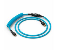 Glorious GMMK USB-C/USB-A Twisted-Kabel 1,4m hellblau / für Glorious-Tastaturen / 1x USB-C(M) / 1x USB-A(M)
