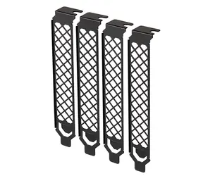 Silverstone SST-Aeroslots-2B schwarz / belüftete Abdeckung für PCIe-Slot / 4Stk
