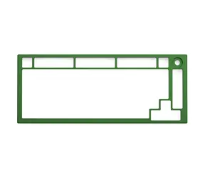 Glorious GMMK PRO Top Frame grün / Ersatz-Topframe für GMMK Pro-Tastatur