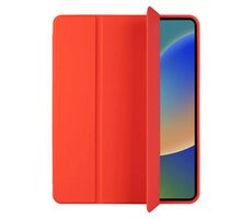FIXED Padcover+ Hülle für Apple iPad 10.2" (2019/2020/2021) mit Ständer und Pencil Case rot