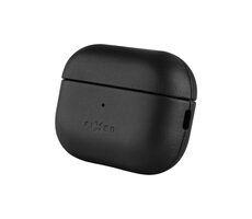 FIXED PodsLeather Lederhülle mit MagSafe-Unterstützung für Apple AirPods Pro 2/Pro 2 (USB-C) Schwarz