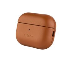 FIXED PodsLeather Lederhülle mit MagSafe-Unterstützung für Apple AirPods Pro 2/Pro 2 (USB-C) braun