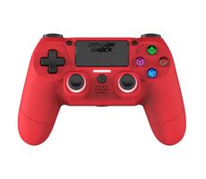 Dragonshock Controller Mizar rot / Gamepad / PS4 / Android / PC / iOS / Bluetooth 