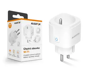 Aligator Smart Wi-Fi-Steckdose mit Verbrauchsmessung