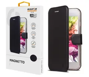 Aligator Magnethülle iPhone 15 Pro Max / Schwarz