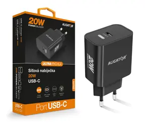 Aligator Fast Charger PD 20W USB-C / schwarz