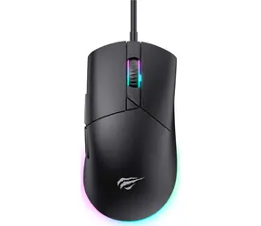 Havit MS1038 schwarz / Optische Gaming-Maus / 8000 DPI / RGB / USB-A / 6 Tasten / 1,6 m