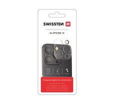 Swissten Kameraobjektiv aus gehärtetem Glas für Apple iPhone 16
