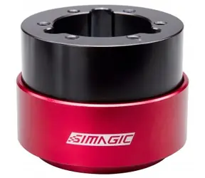 Simagic Quick Release rot / Schnellspanner für Simagic Lenkräder / 50mm