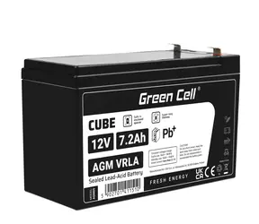 Grüne Zelle VRLA AGM 12V | 2,1 A | 7,2 Ah