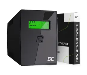 Grüne Zelle 800VA | 480W / Notstromversorgung / 2-6ms / 12V/9Ah / 2x Schuko