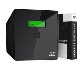 Grüne Zelle 1000VA | 600W / Notstromversorgung / 2-6ms / 2 x 12V/7Ah / 2x Schuko + 2x IEC