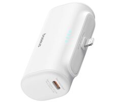 Baseus Compact 5000mAh 20W Lightning weiß / Powerbank / 1x Lightning(M) / 1xUSB-C(F)