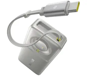 Baseus Free2Pull 10000mAh 30W mit USB-C Kabel grau / Powerbank / 2xUSB-C